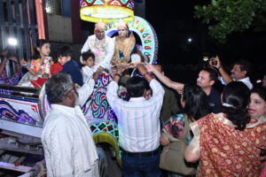 हरदा में पंचकल्याणक महोत्सव का उल्लास: जैन दम्पत्ति की हुई भव्य गोदभराई, अयोध्या नगरी सा सजा अजमेरा भवन 9 DSC 0831