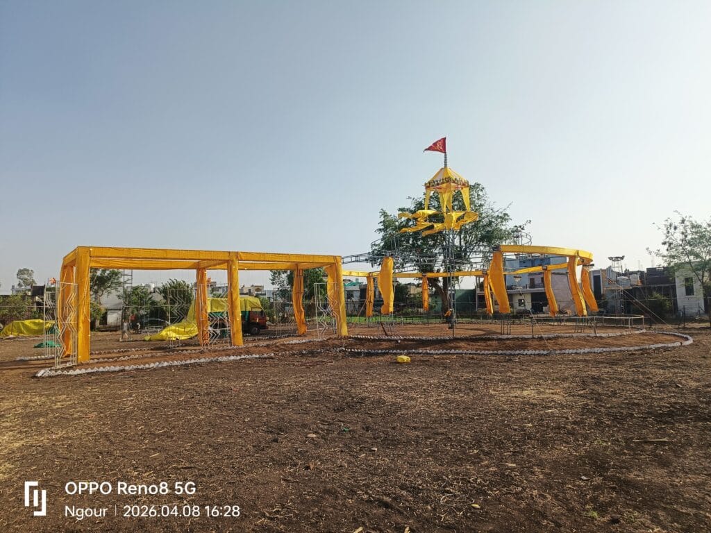 ग्राम रहटगांव में भव्य खड़ा रखाकर गणगौर उत्सव का होगा शुभारंभ, दूधिया रोशनी से सज रहा मां का दरबार 1 IMG 20260409 WA0648